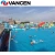 Import 35*100m inflatable water park amusement park supplies outdoor games 0.9mm PVC tarpaulin water park supplies from China