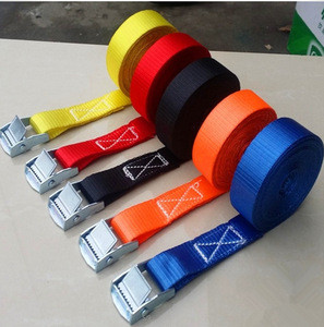 3cm wide polyester cam buckle ratchet tie down strap for packing