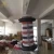 Import 3m tall inflatable pillar with LED lights for barbershop outdoor advertising from China
