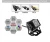 Import 4 channel car Full round view video splitter quad Monitor Car camera system from China
