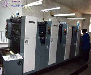 4 colors used komori offset printing machines for magazines