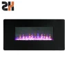 42 inch crystal flame wall mounted wall LED heating electric fireplace 220v