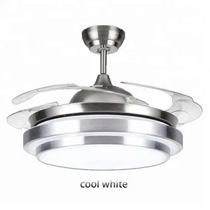 42 inches 68W invisible bladeless fan with remote control led ceiling fan light