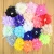 Import 4.4 Inch Large Chiffon Fabric Flower 22 colors With Pearl Rhinestone Centered girls Hair Accessories from China