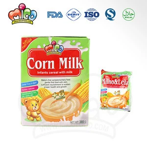 45g hot-selling infant cereal baby food corn milk for africa