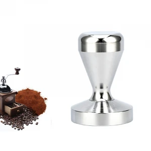 49/51/mm stainless steel hand push calibrated coffee tamper stand barista tool coffee cafe espresso tampers wholesale