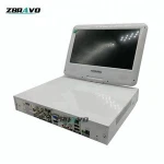 4CH CCTV DVR Kit Security Camera Systems Outdoor with LCD Monitor