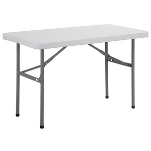 4FT rental hotel dining  HDPE plastic folding table for sale