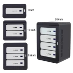 5-10kw solar kit 51.2v 100Ah Lifepo4 Battery 5kw solar inverter system off-grid solar Stacketable Home Energy Storage