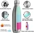 Import 500ml Double wall Stainless Steel Insulated Water Bottle Thermos Flask Vacuum Flask from China