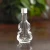 Import 50ml Mini Violin Shaped Clear Glass Bottle with Metal Lid For Essential oil bottle Glass Perfume Bottle from China