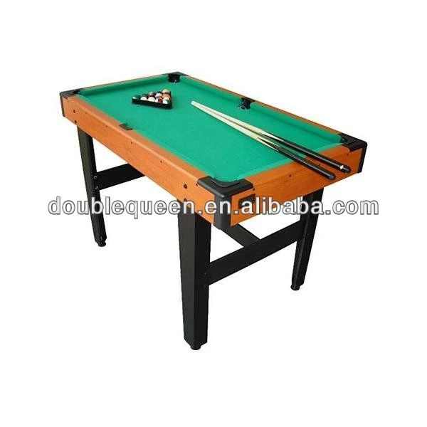 5ft funny MDF and PVC laminate small billiard table 4ft