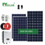 5KW Pv Solar System Roof Mount Solar Tracking System Solar System Price 5000w