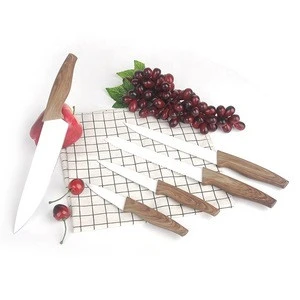 5pcs PP and Stainless steel fruit bread kitchen knife set