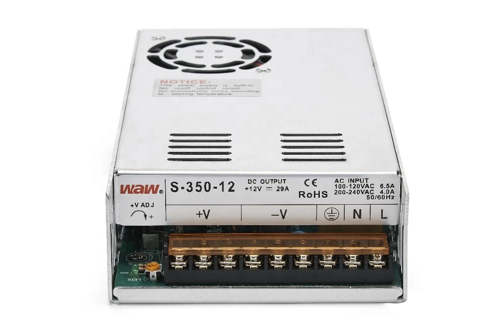 5v 50a 350w S-350-5 ac to dc 110V/220V Switching Power Supply led power supply with CE ROHS approved