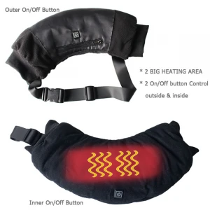 5v 7.4v 12v Electric Battery Powered Football Warmer Hunting Heated Hand Muff with Waist Strap