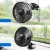 Import 5V Car Interior Fan  USB Car Cooling Fan With Plastic Leaves car Seatback fan from China