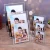 Import 6 inch glass photo frame for home decoration from China