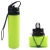 Import 600ml Foldable Bottle Sport Eco Friendly Collapsible Silicone Water Bottle with Custom Logo from China