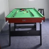 6&#39; Stand up Snooker pool table 72inches Folding billiard table TP-7262
