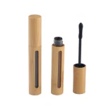 6ml high-grade bamboo empty mascara tube/lip gloss bottle/eyelash tube natural bamboo cosmetic packaging