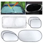 6pcs/Set Auto Front Rear Side Window Sun Shade Car Windshield Visor Cover Block