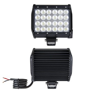 72W 6.57&#39;&#39; Led Light Auto Bar Waterproof Car Offroad Lighting System Camping Truck Driving Light With Spot/Flood/Combo Beam