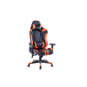 8195 Design 2020 Orange Sport style computer ergonomic gaming chair Leather