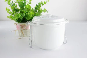 8.4L 30oz round white porcelain china suppliers wholesale soup tureen ceramic stew pot with lid