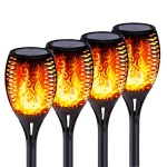 96 LED Solar Flame Light Lamp Flickering Waterproof Garden Decoration Landscape Lawn Lamp Path Lighting Torch Outdoor Spotlight