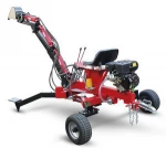 9HP Loncin Engine mini excavator towable backhoe