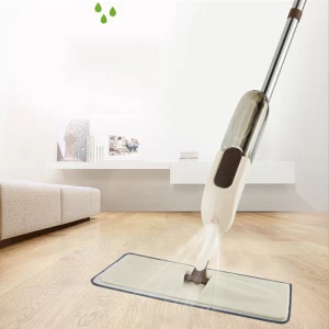 AA335 Water Spray Mop Free Hand Wash Lazy Spray Flat Mop Household Cleaning Tool 360 Rotating Solid Wood Special Mop
