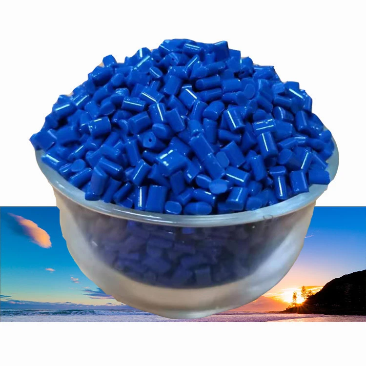 abs pla 3d printer filament bulk plastic material pellets blue color masterbatch