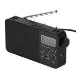 AC charging Desktop family multiband radio big LCD display alarm clock portable Home radio