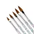 Import Acrylic nail brush set Line Flower Pen Dotting Painting Design 5pcs Professional Nail Gel Brush For Manicure Nail Tools Kit from China