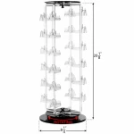 Acrylic Rotating Sunglasses Eyewear Display Holder Glasses Display Rack