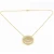 Adjustable brass zircon micro pave gold 18K plated chain jewelry initials letter necklace women