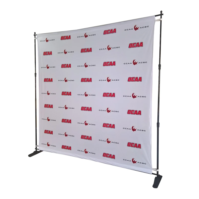 advertisement banner adjustable custom step and repeat backdrops