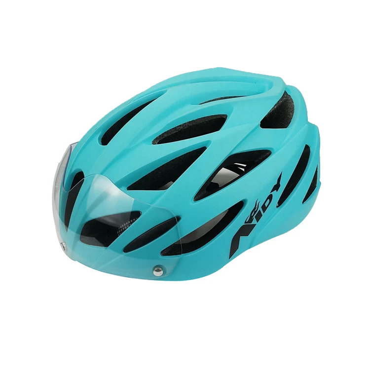 AIDY OEM Manufacturer Custom Bicycle Helmet Youth Adult Men Women Road Cycle Bike Helmets with Magnetic Sunglasses