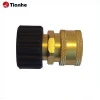  Hot Sale High Quality Brass 3/8 QD SocketX Female Metric Connector For Pressure Cleaner