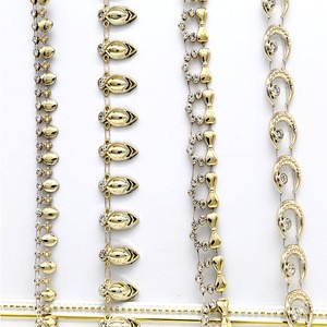 All kinds of shining garment accessories pearl chain trim