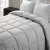 Import all season quilted duvet insert siliconized fiber filling down alternative comforter from China