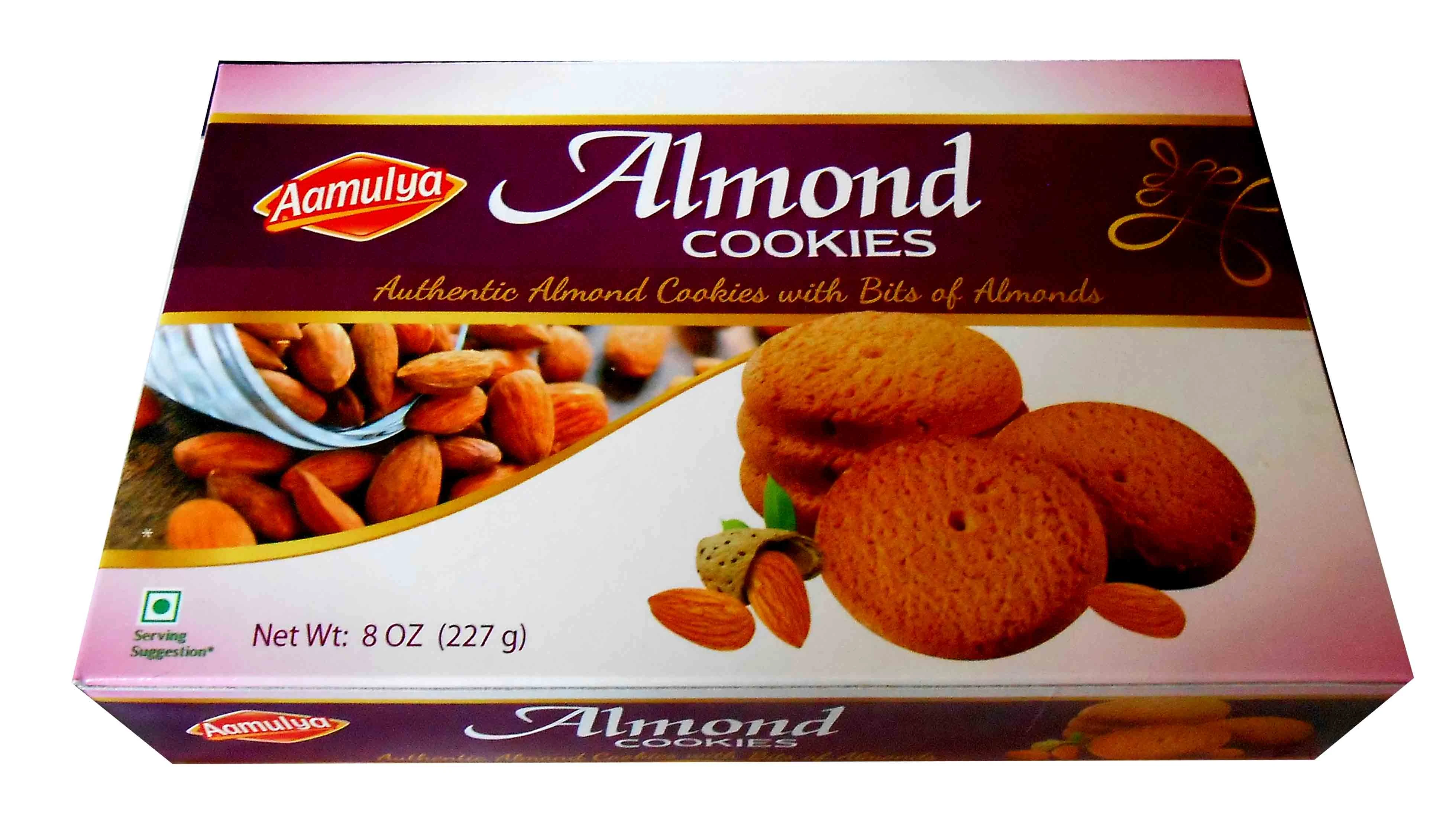 Almond Cookies 180 gram Delicious Rich Taste with more Almond Bits of Fine Quality Attractive Packaging Shortcake