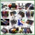 Import Aluminum Alloy Carbonfiber Motorbike Handle Grips Motor Bike CNC Modification Accessorie from China