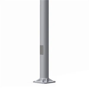 Aluminum single arm decorative street lamp pole light pole manufacturer
