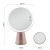 Import Amazon Crazy Hot Selling LED Battery Powered 90 Degree Rotation Led Lighted Makeup Mirror from China