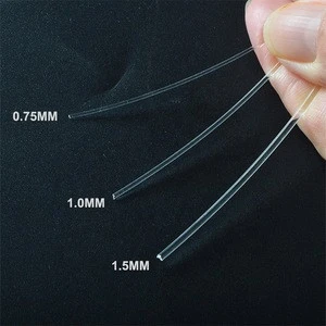 Amazon hot sale 0.75mm PMMA end glow fiber optic cable light for lighting decoration