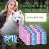 Amazon Hot Sale Fashion Dog Poop Dispenser Bag Holder Organic Poop Bag Set
