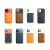Import amazon hot sale magsafing leather wallet card holder for iphone 12 pro max magnetic phone back sticker from China