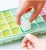 Import Amazon wholesale Silicone Ice Cube Tray 24cavity Square shape Silicone Ice Cube Mould from China